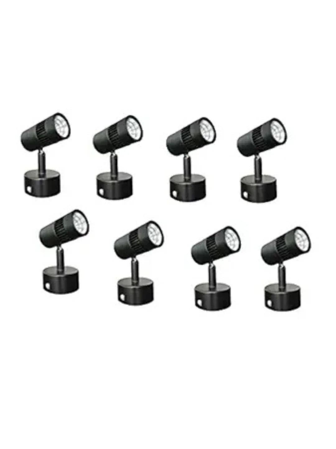 Homes Elite 9W LED Track Ceiling Spotlight – Adjustable Warm White Modern Wall Lamp (Pack of 8)