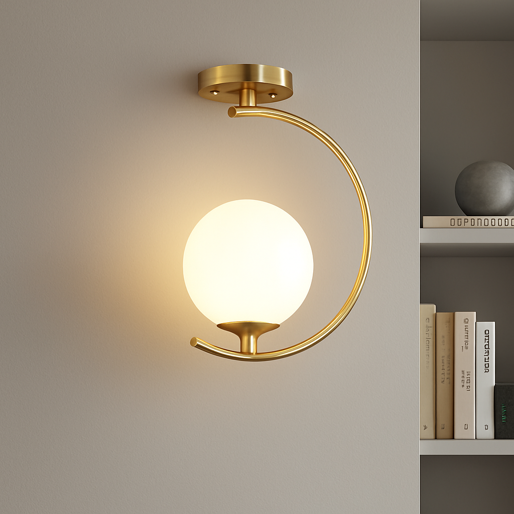 Homes Elite Modern Nordic Trio Pendant Light Minimalist Gold & Matte Shade Hanging Lamp for Dining Room or Kitchen Island