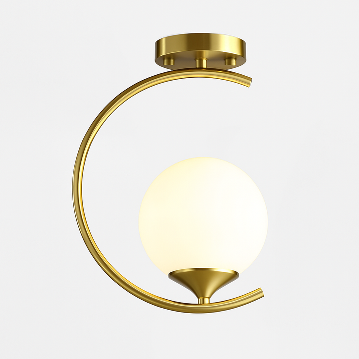 Homes Elite Modern Nordic Trio Pendant Light Minimalist Gold & Matte Shade Hanging Lamp for Dining Room or Kitchen Island