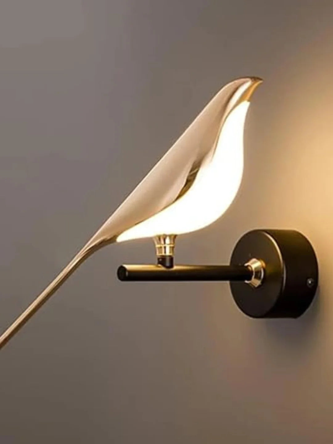 Homes Elite Modern Single Bird Design LED Wall Light – Elegant Indoor Accent Lamp for Living Room, Bedroom & Hallway (3000K–6000K)