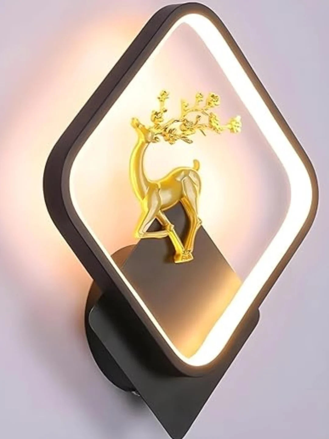 Homes Elite Modern LED Wall Light – Artistic Deer Design Sconce for Living Room, Bedroom & Hallway (3000K–6000K)