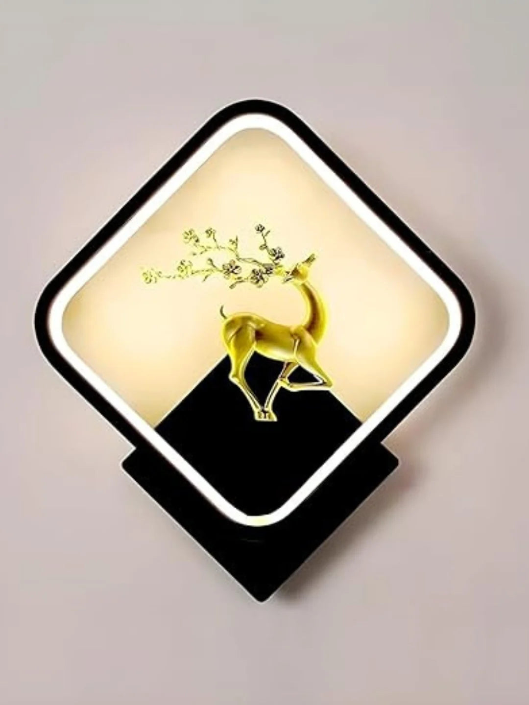 Homes Elite Modern LED Wall Light – Artistic Deer Design Sconce for Living Room, Bedroom & Hallway (3000K–6000K)