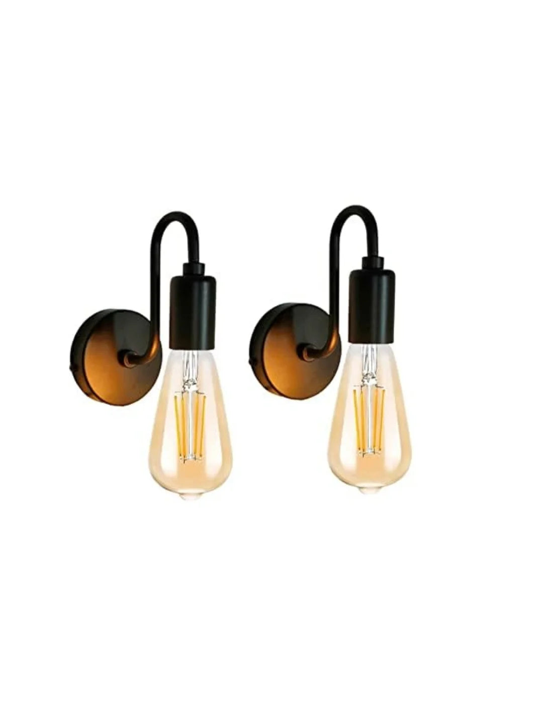 Homes Elite Vintage Wall Sconce – Retro Metal Cage Indoor Wall Lamp for Bedroom (Pack of 1)