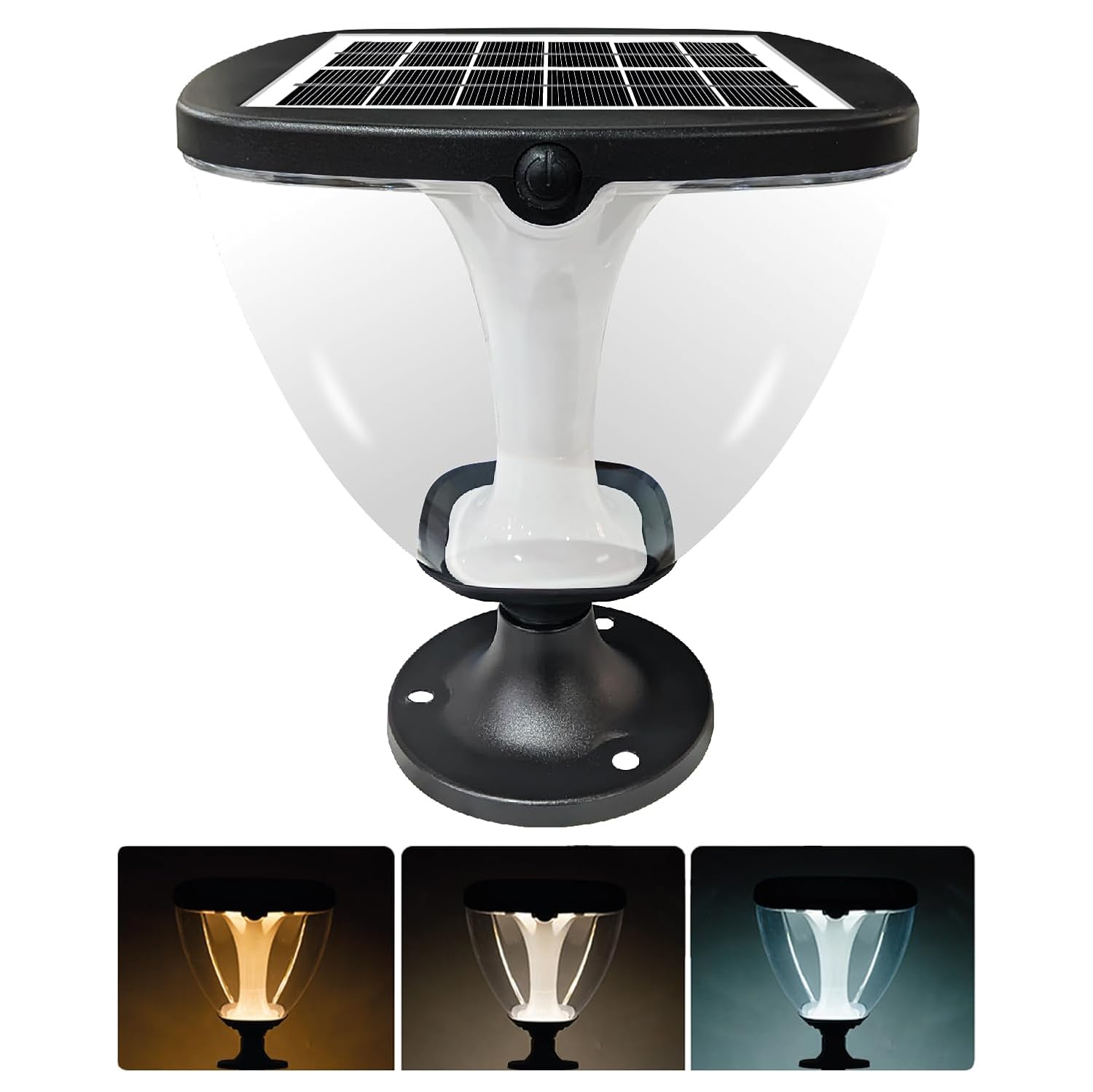 Homes Elite Modern Solar LED Garden Lamp Waterproof, Motion Sensor, Energy-Saving