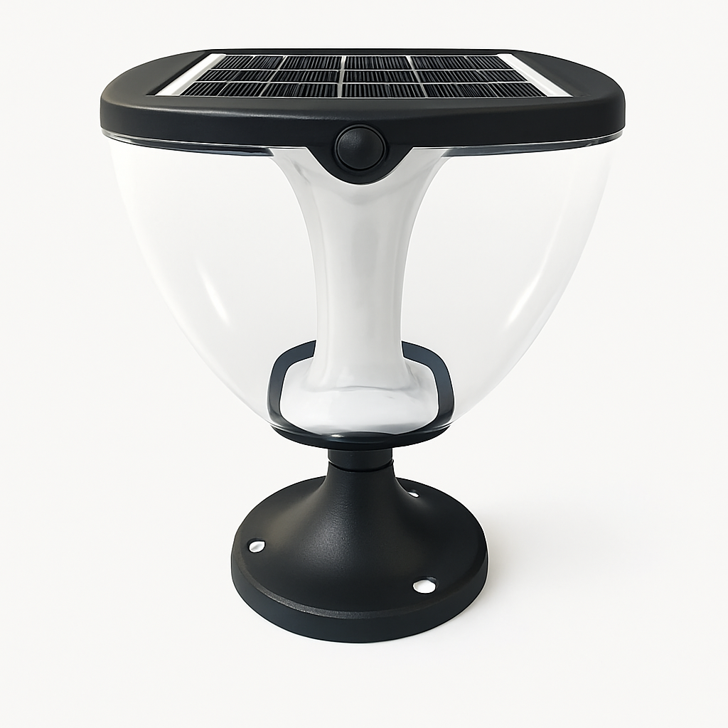 Homes Elite Modern Solar LED Garden Lamp Waterproof, Motion Sensor, Energy-Saving