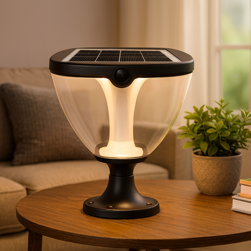 Homes Elite Modern Solar LED Garden Lamp Waterproof, Motion Sensor, Energy-Saving